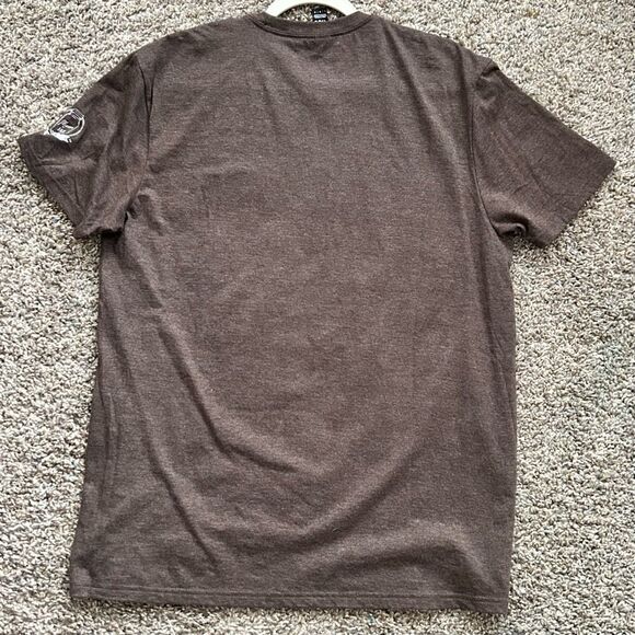 Tombstone “I’m Your Huckleberry” T-Shirt Heather Brown Cotton Blend Mens Large - Picture 3 of 7